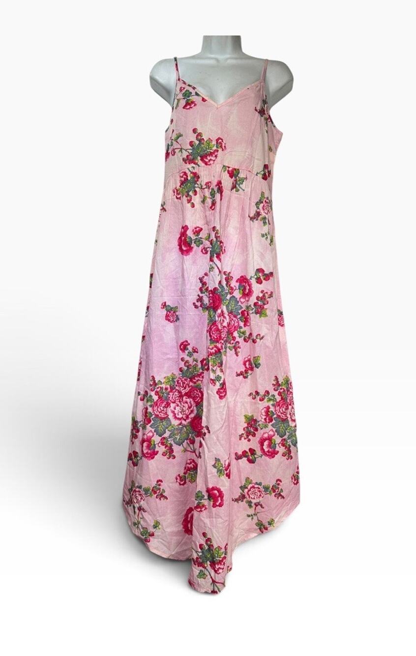 love shack fancy pink floral slip dress Size S